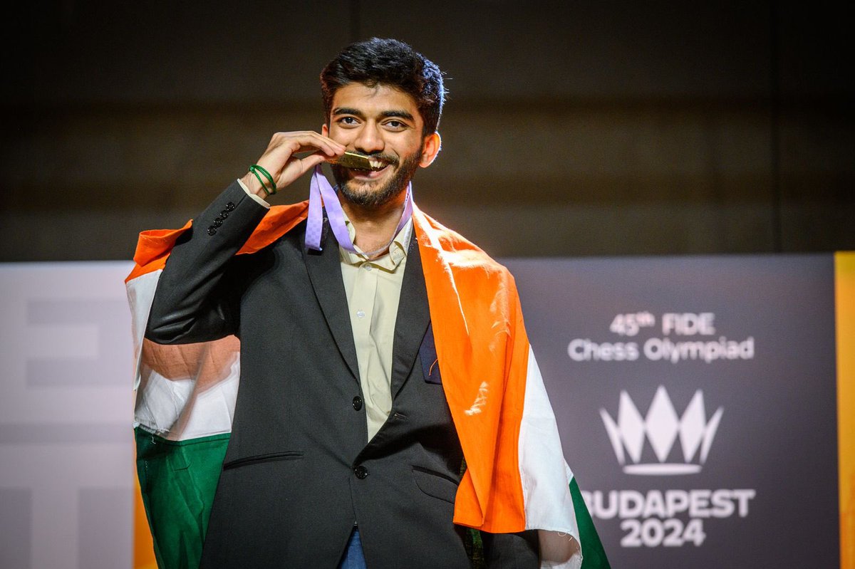 History checkmated! Kudos to <a href="/DGukesh/">Gukesh D</a> for becoming the youngest World Champion in chess history. India beams with pride!

Overcoming the opponent’s advantageous white pieces in the final game, speaks volumes of our champions composure and fortitude.