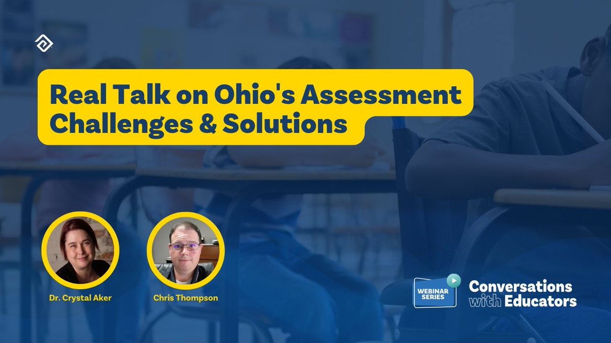 EdAdvanced's tweet photo. OHIO EDUCATORS! ICYMI ... here's a recap of our recent webinar, Decoding Ohio's Next Generation Assessments, with Dr. Crystal Aker from Springfield City School District and Chris Thompson from Middletown City School District. https://t.co/1OoxgCffmg https://t.co/LL4tQ4XxmR