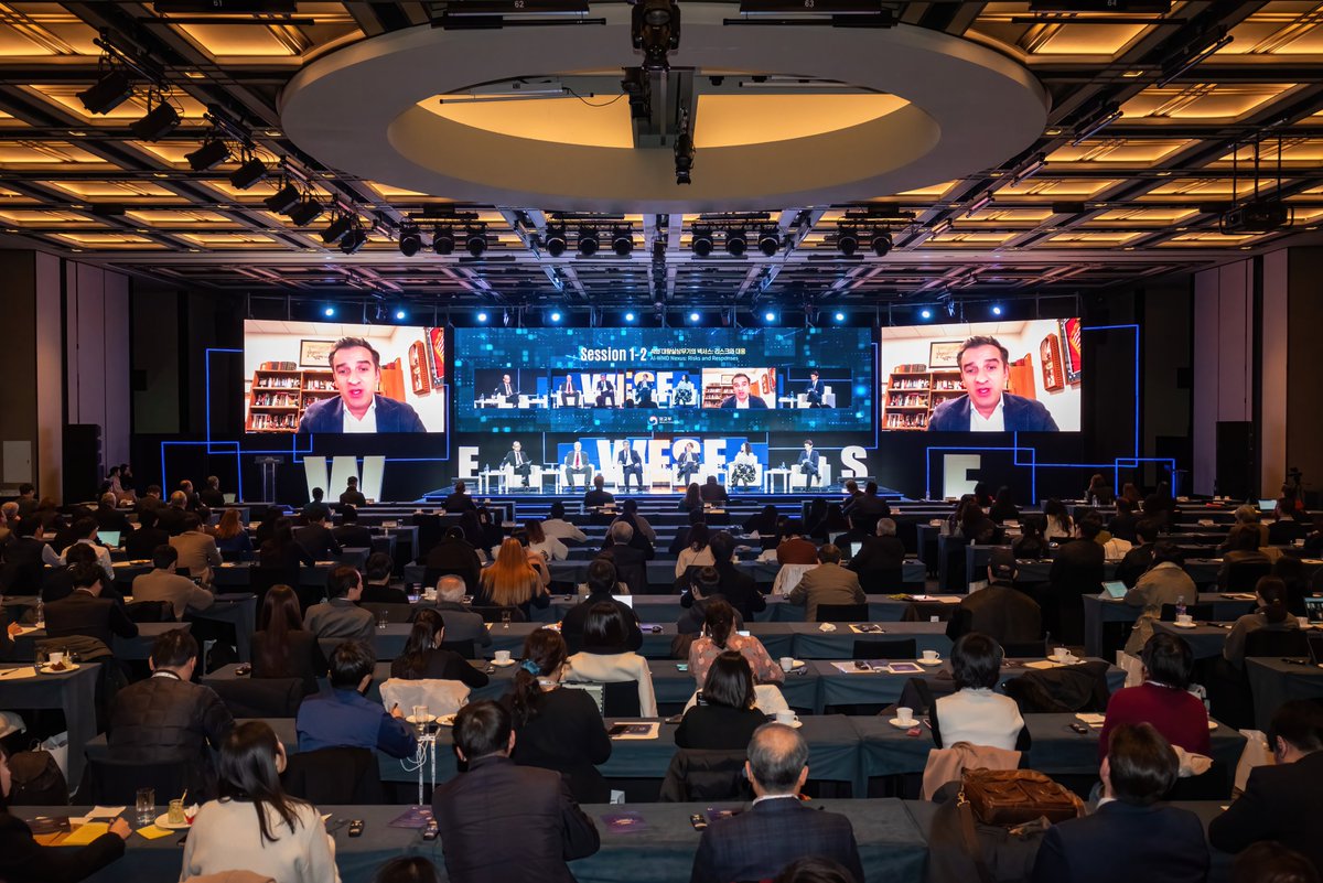 Ylli_Bajraktari's tweet image. Last week, I was honored to speak virtually at the 2024 World Emerging Security Forum about how like-minded countries must work together to meet the opportunities and challenges of AI. Thank you to the team in Korea for organizing such a fantastic event!
