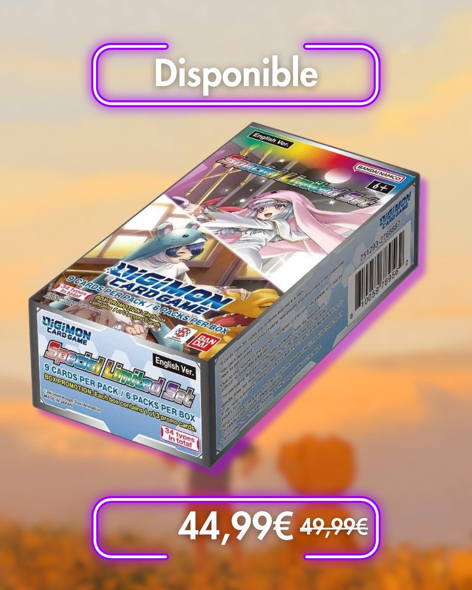 FlevanceFrance's tweet image. Dresseurs de Digimon, cette édition limitée en anglais est faite pour vous ! 🌟
Un coffret collector qui va électriser votre passion pour les monstres numériques ⚡
Pièce rare à ne pas manquer pour les vrais fans ! 🎮
#Digimon #CollectorSet #AnimeCollection #LimitedEdition