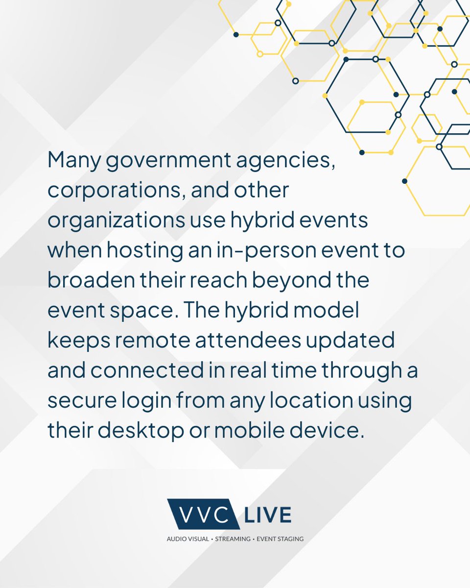 vvc_live's tweet image. VVC Live specializes in managing #HybridEvents using the best in experienced experts, production techniques &amp;amp; powerful technology. But when exactly would you opt for a hybrid event over other formats? Check it out! #RemoteParticipation #EventTechnology