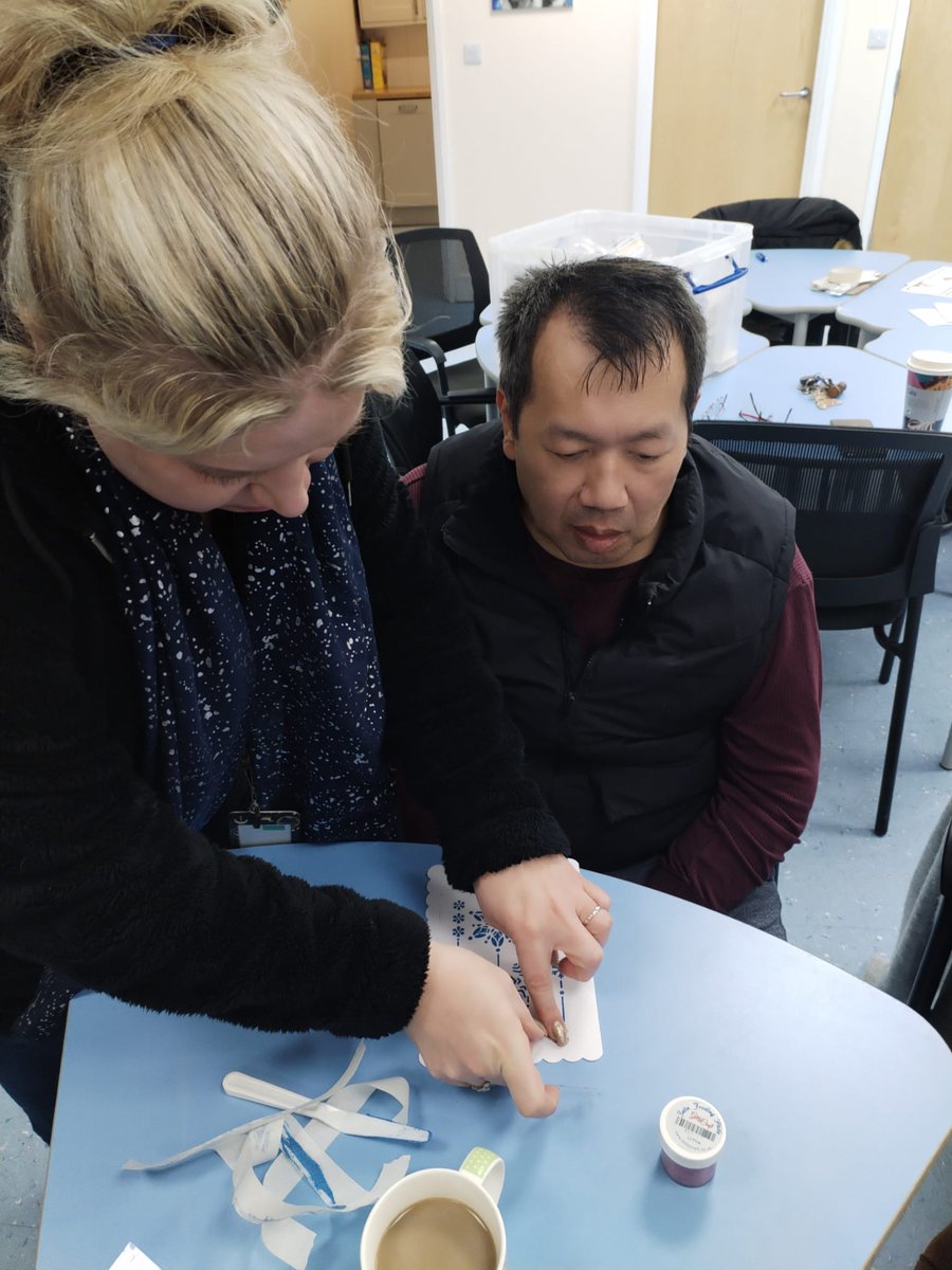 Our clients had a wonderful time getting creative and making Christmas cards last week! 🎄✨ A big thank you to Kate at @floatingonairdesigns for coming in, showing us how it’s done, and lending a helping hand.
#ChristmasCrafts #FestiveFun #ThankYouKate