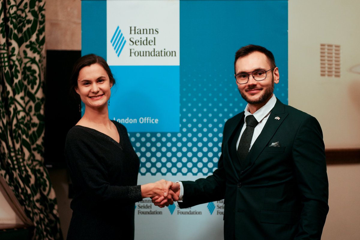 hsf_uk's tweet photo. Impressions from our networking reception in Parliament this week which also marked the end of Anja Richter as UK Country Director &amp; welcomed Michael Richter. Thanks to @GregHands &amp; @GermanEmbassy for speaking about the bilateral relationship and to everyone else joining us🎄 https://t.co/5OxncZMRFD