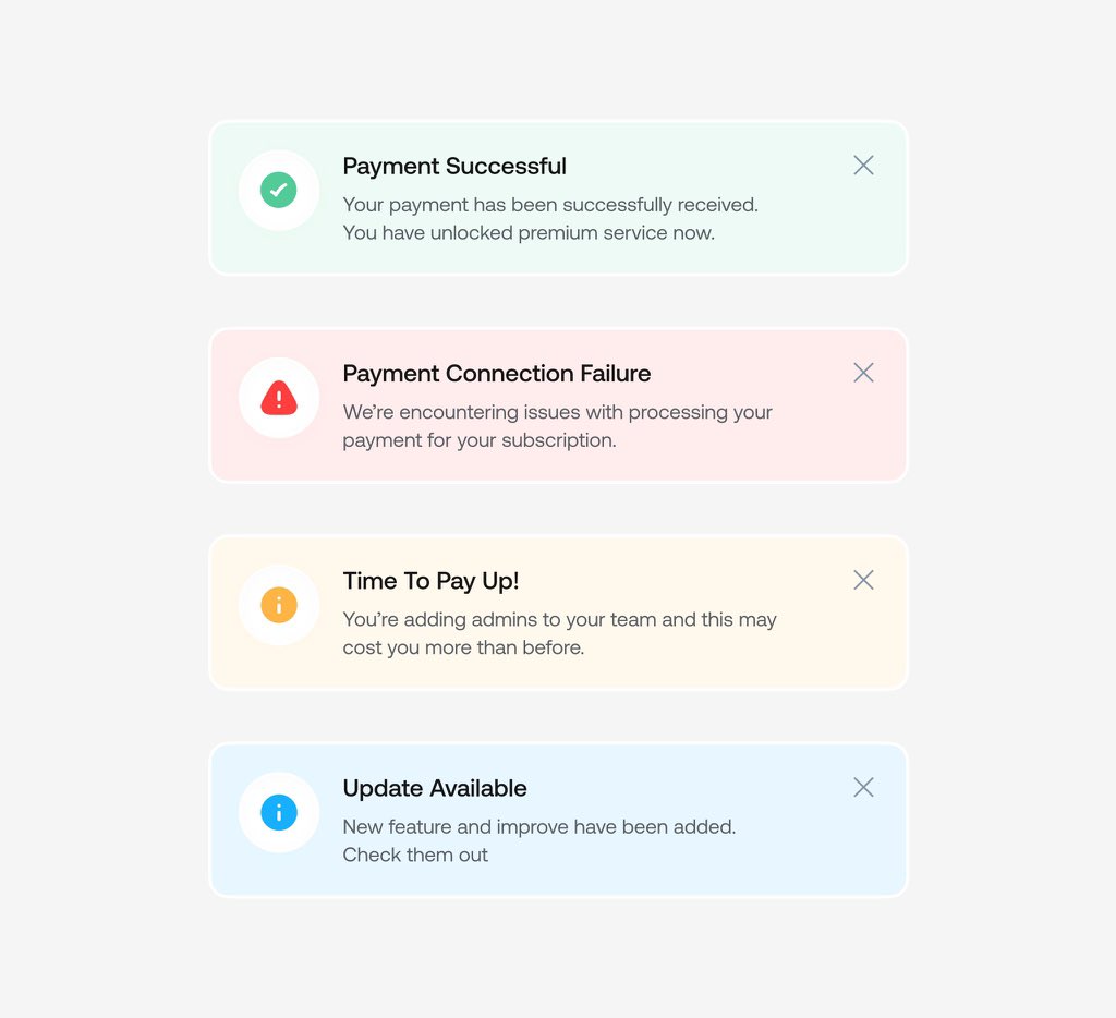 UiSavior's tweet image. Every UI/UX designer should know this example of an alert notification.
