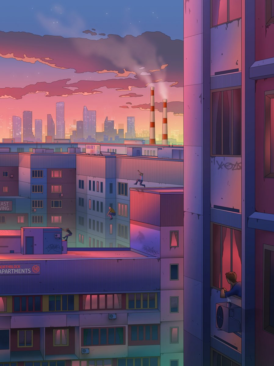 Freerunners, AnaryArt 2024
#illustration #art #digitalart #parkour #drawing #painting