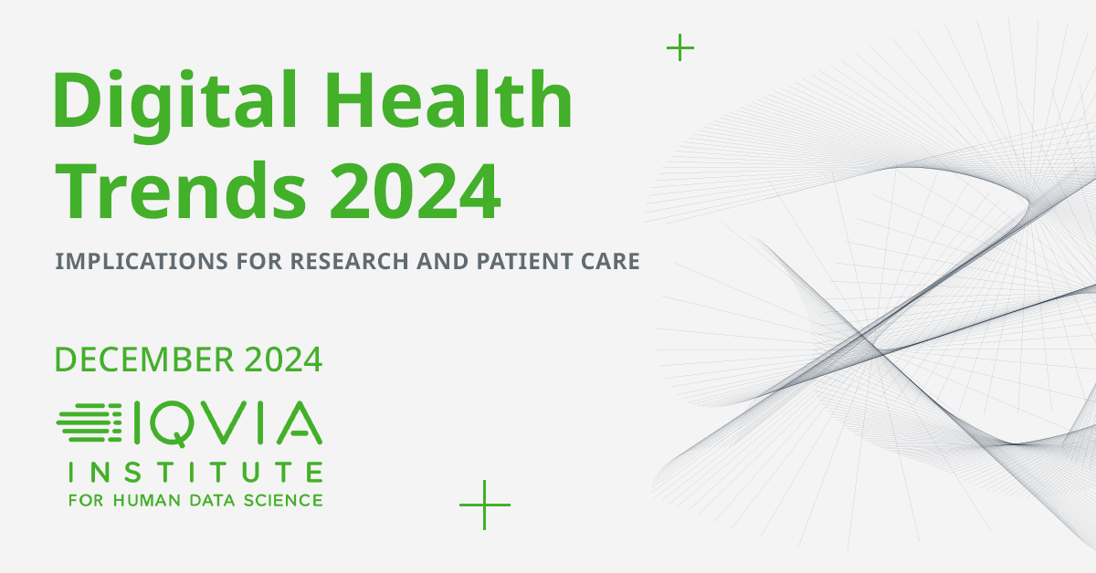IQVIA_Institute's tweet photo. Innovation in #DigitalHealth remains strong, despite recent market challenges. Our latest report explores trends in diagnostics, digital therapeutics, and AI-driven solutions reshaping care for patients and providers. https://t.co/dFL7iXT48I https://t.co/lSARGO5lrI