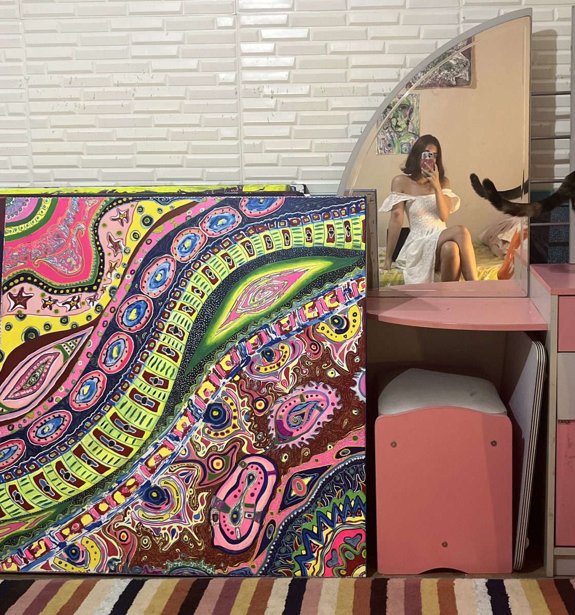 Good afternoon from my studio 🤍💥💖