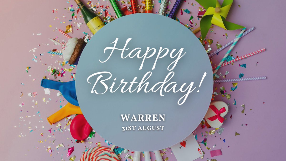 SystemsDentists's tweet photo. HAPPY BIRTHDAY Warren, from all of us here at Systems for Dentists #HappyBirthday https://t.co/36gFCaK7b6