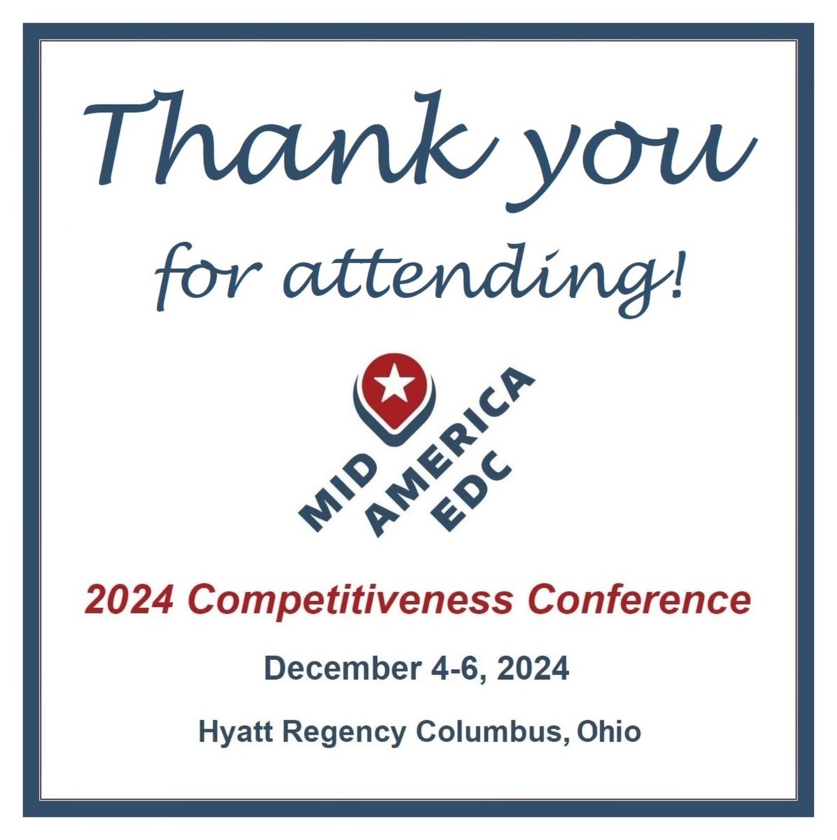 _MAEDC's tweet image. 🌟 THANK YOU to our committees, members, &amp;amp; sponsors for making the 2024 Competitiveness Conference a success! From insightful panels &amp;amp; engaging discussions to the bright, inspiring awards, your participation was key! 🙌 midamericaedc.org #MidAmericaEDC #CompCon24 #EconDev