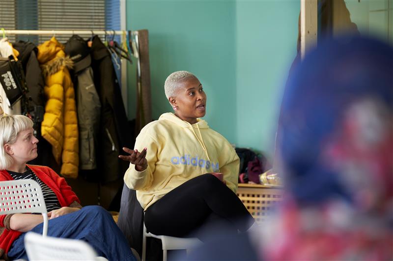 <a href="/robjwil/">Robert Wilson</a> <a href="/mbrrace/">MBRRACE  UK</a> Huge thank you to Vongayi from <a href="/AmmaBirth/">Amma Birth Companions 🧡</a> for bravely sharing your experience at today's conference, it’s so important that parents’ voices are heard. 

We are proud to work with Amma Birth Companions to ensure all parents voices are heard, including those from migrant