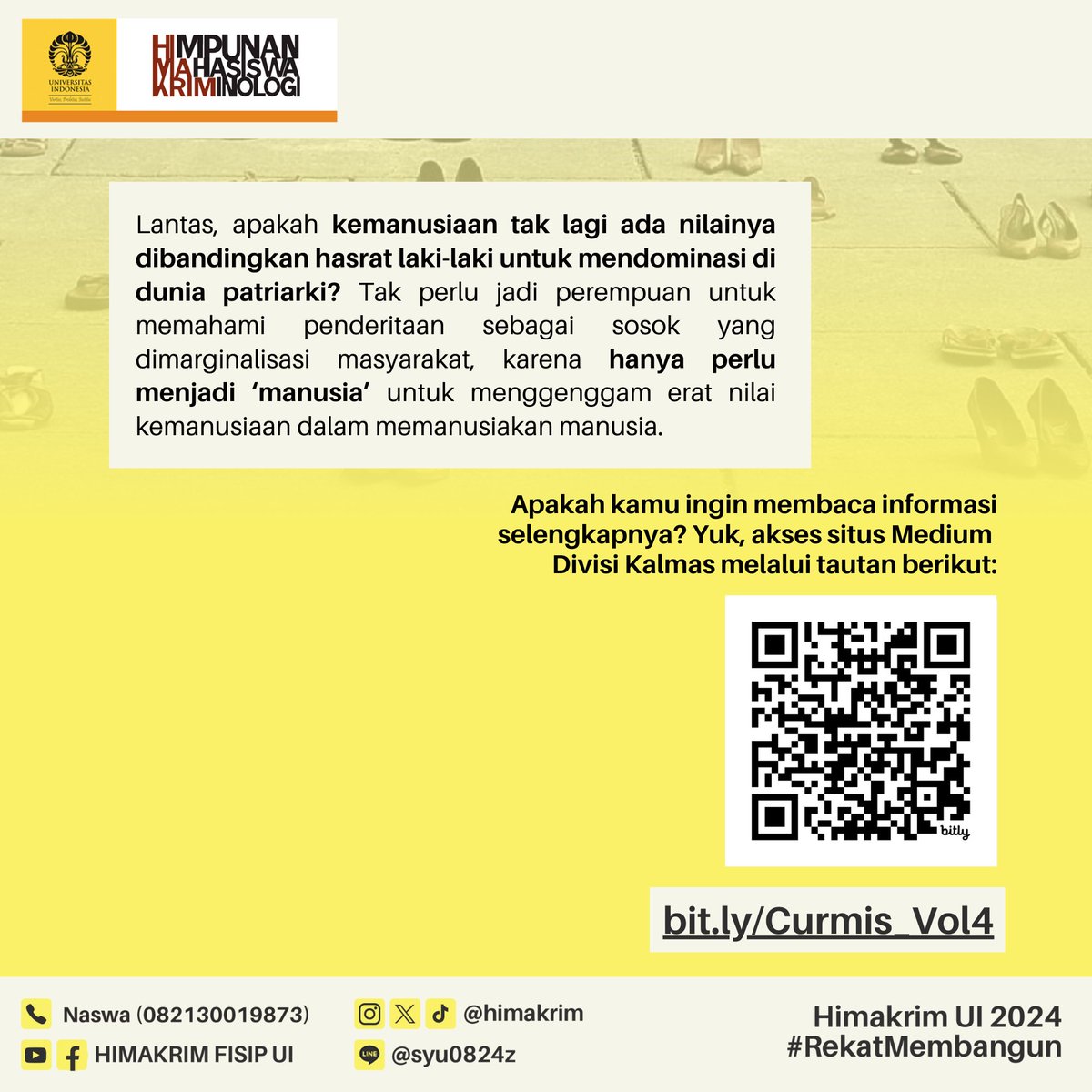 HI-MA-KRIMINOLOGI UI tweet media
