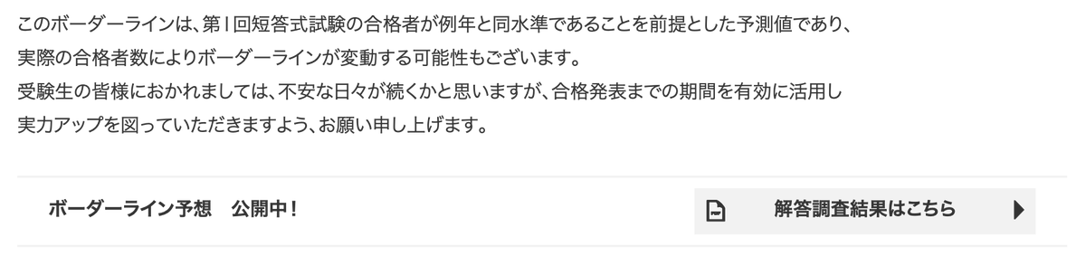 🏅2024年12月 短答式試験 【ボーダーライン予想】 令和7年 第Ⅰ回短答