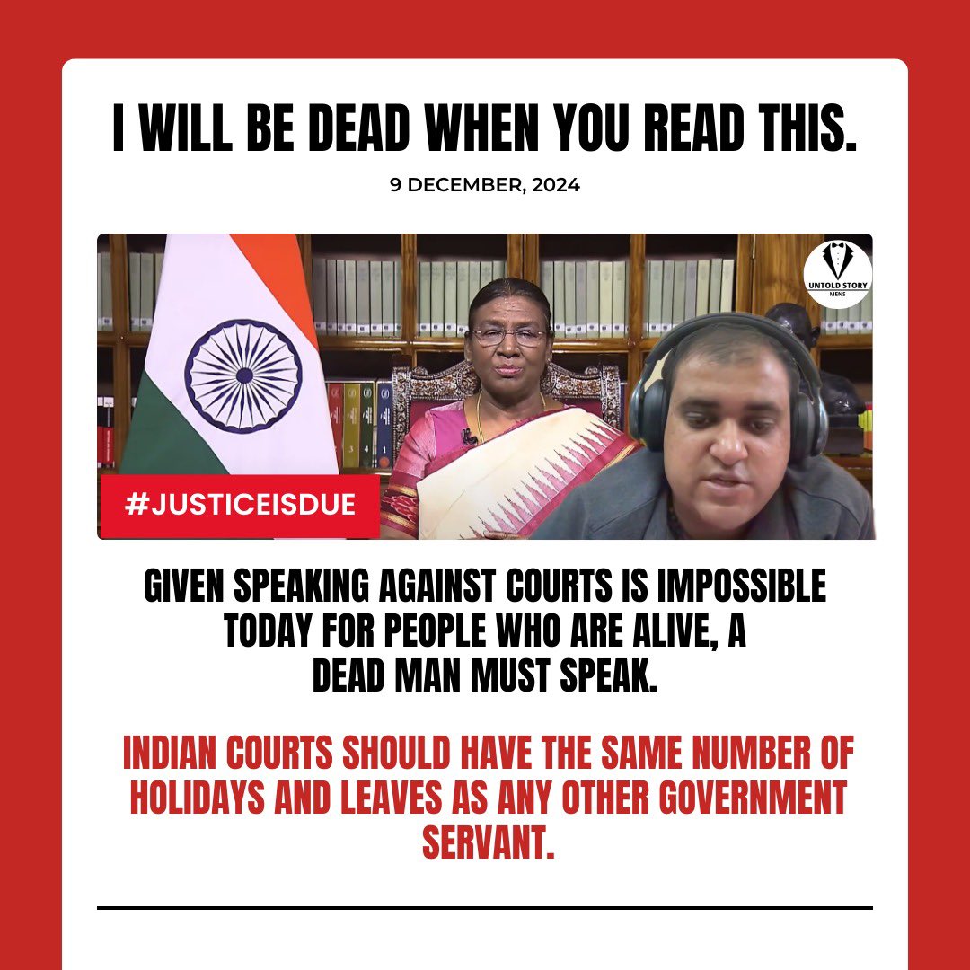 Bhavna of SIFF (@right2men) on Twitter photo Hello <a href="/rashtrapatibhvn/">President of India</a> Ji,
When you take action to save Men Murders?
#JusticeForAtulSubhash
#JusticeIsDue
#JusticeForAtul Hello <a href="/rashtrapatibhvn/">President of India</a> Ji,
When you take action to save Men Murders?
#JusticeForAtulSubhash
#JusticeIsDue
#JusticeForAtul