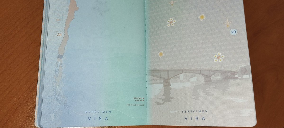 En los nuevos pasaportes, nuestra región de #LosRíosCl está representada por el río Calle Calle y su puente. Documentos disponibles a contar del 16 de diciembre. #ValdiviaCl #ElRanco