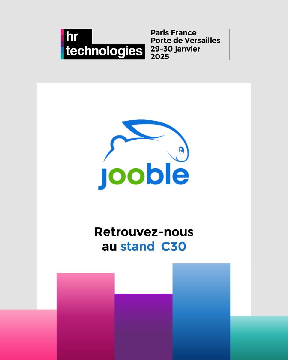🎉 Prêt·e pour l'événement RH de l'année ?

Jooble sera à HR Technologies France 2025 les 29-30 janvier à Paris, Porte de Versailles, Hall 7.1 ! 🏢

👉 Retrouvez-nous sur le stand C30 pour échanger sur l’avenir des RH.

Inscrivez-vous ici : jooble.link/17AB0