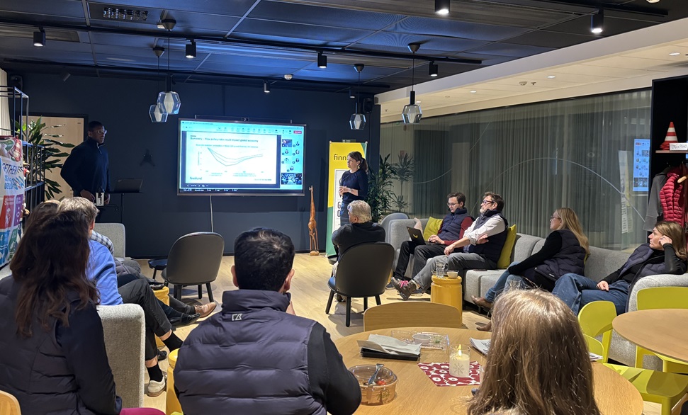 Finnfund's tweet image. Stronger USD under Trump 2.0 – what are the impacts on emerging and #developingmarkets? Our internal Lunch &amp;amp; learn session was dedicated to the topic. It was such a fruitful debate that our Economist Tangeni Shatiwa put together a blog post💡Read👉finnfund.fi/en/blog/strong… #impinv