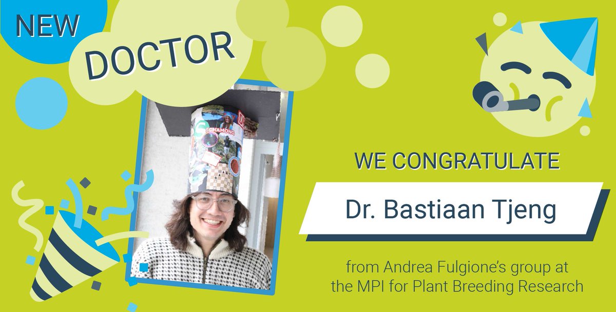 MPIPZ Cologne (@mpipz_cologne) on Twitter photo Big congrats to Dr. Bastiaan Tjeng on successfully passing his PhD viva at the <a href="/mpipz_cologne/">MPIPZ Cologne</a> in the lab of <a href="/AndreaFulgione/">Andrea Fulgione</a>! 🎓🥳 What an incredible achievement, we can’t wait to see what lies ahead for you. Wishing you all the best for the next steps in your journey!
#PhDone Big congrats to Dr. Bastiaan Tjeng on successfully passing his PhD viva at the <a href="/mpipz_cologne/">MPIPZ Cologne</a> in the lab of <a href="/AndreaFulgione/">Andrea Fulgione</a>! 🎓🥳 What an incredible achievement, we can’t wait to see what lies ahead for you. Wishing you all the best for the next steps in your journey!
#PhDone