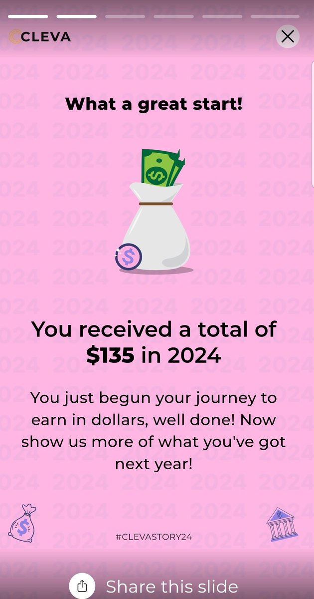 __zuggy's tweet photo. Opened my @clevabanking and was reminded that Christmas is hereπ
And also #ClevaStory is hereeee!!!!!π₯³π₯³π₯³π₯³.
Get a recap of your financial year with Cleva. Log into your app now!
Here's mine https://t.co/uM6jUoHkCZ