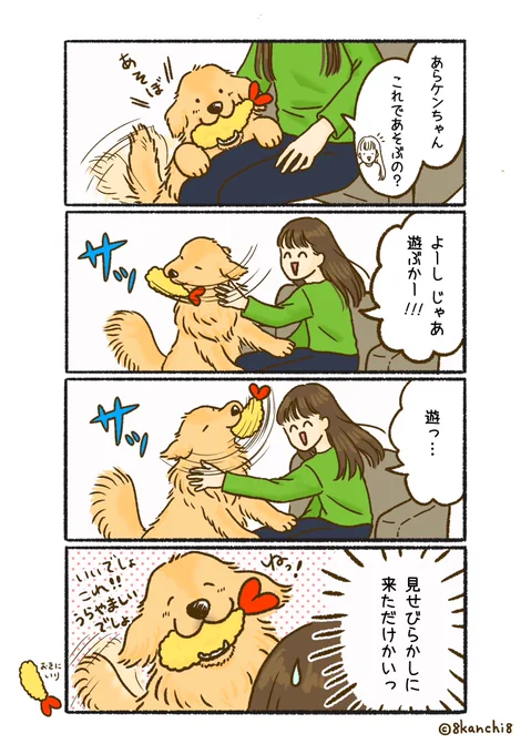 おもちゃ自慢してくるよね🍤 