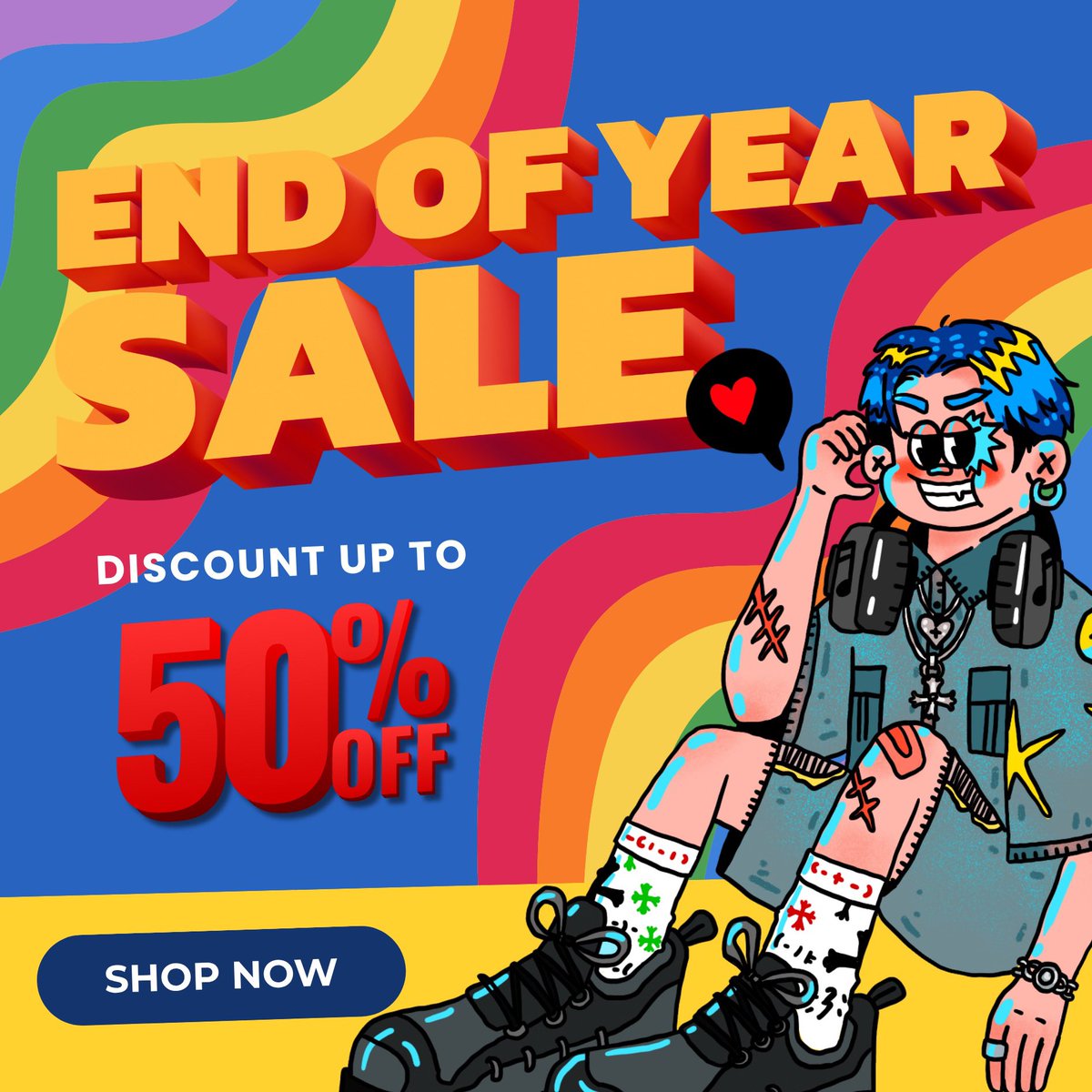 END OF YEAR SALE DISCOUNT UP TO 50% 12.12 🏷️🛍️🎉🎉

🎁Stock clearance because we want to clear the birthday project and return the profit to all fans and also make merit with the dog and cat.

- All the profit after deducting expenses, we will purchase of food for stray dogs and