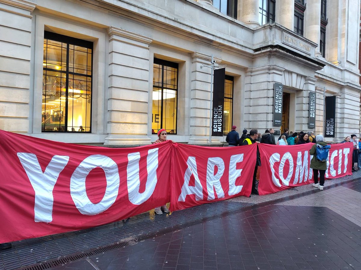 What’s your integrity worth <a href="/sciencemuseum/">Science Museum</a>?
Where’s your #RedLine?
What’s beyond the pale when it comes to sponsorship?
Climate destruction, genocide, fraud...
Let’s investigate. 
🧵1/9