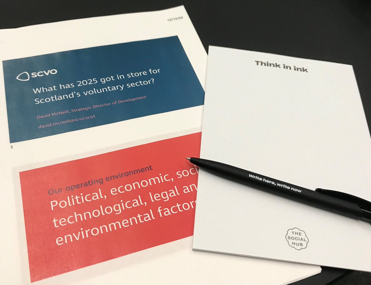 Thank you to all Members who attended and contributed to an excellent Open Members' Meeting at The Social Hub in Glasgow, where we reflected on the highlights of 2024 and what grantmakers hoped to see in 25. 

David McNeill from <a href="/scvotweet/">SCVO</a> offered insight into 2025. 

🎅🎄🎅🎄🎅