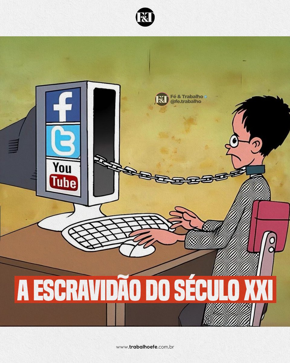 FeTrabalho1's tweet image. Problemas da modernidade...

--

#tecnologia #modernidade #redessociais #liberdade