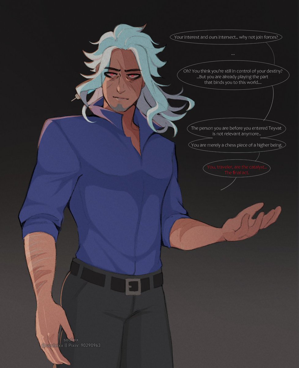 The tea is being gatekept by Dottore
#GenshinImpact #Dottore #IlDottore