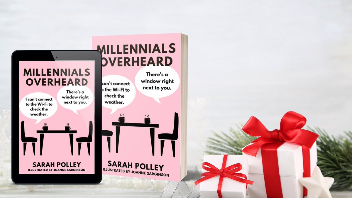 Millennials Overheard by Sarah Polley, the ultimate laugh-out-loud book! A collection of hilarious soundbites from...you guessed it, the Millennial generation.

Order here: vulpine-press.com/millennials-ov…

#booktwitter #millennials #humour #amreading #nonfiction #christmasgiftideas