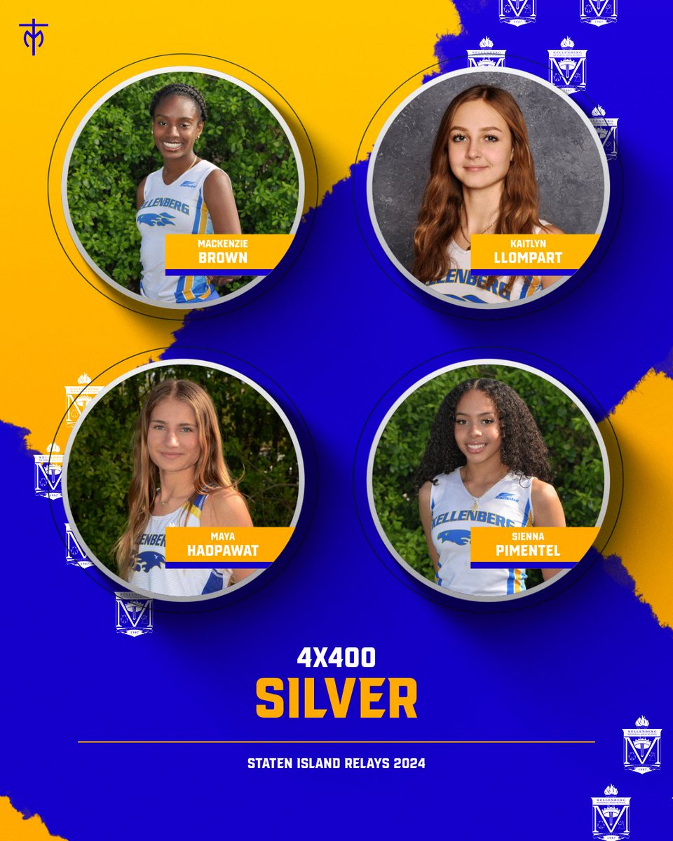 Congratulations to the relay team of Mackenzie Brown, Kaitlyn Llompart, Maya Hadpawat, and Sienna Pimentel on taking home silver medals in the 4x400 at the Staten Island Relays! <a href="/KbergAthletics/">Kellenberg Memorial Athletics</a>