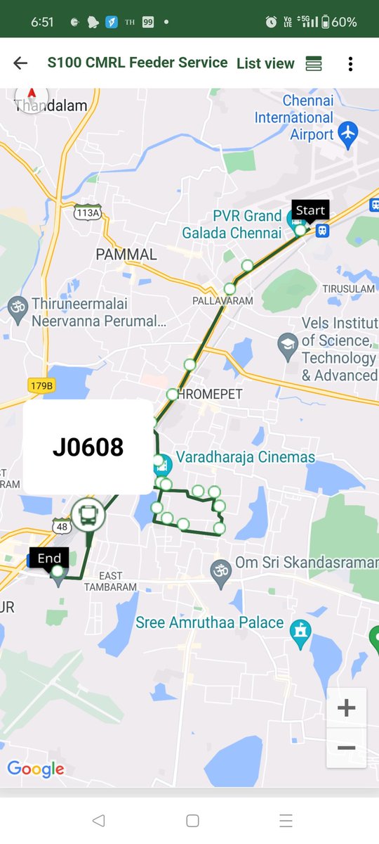 dayatiger197312's tweet image. #LiveLocation of buses is now working ON in #ChennaiBus app.
Thank very much for rectifying
@MtcChennai all 3 Small buses - S100-Metro Feeder Service and S3X small buses operated via Chitlapakkam  are now showing the Live Location of buses
@albyjohnV @pkanamarla @arasubus