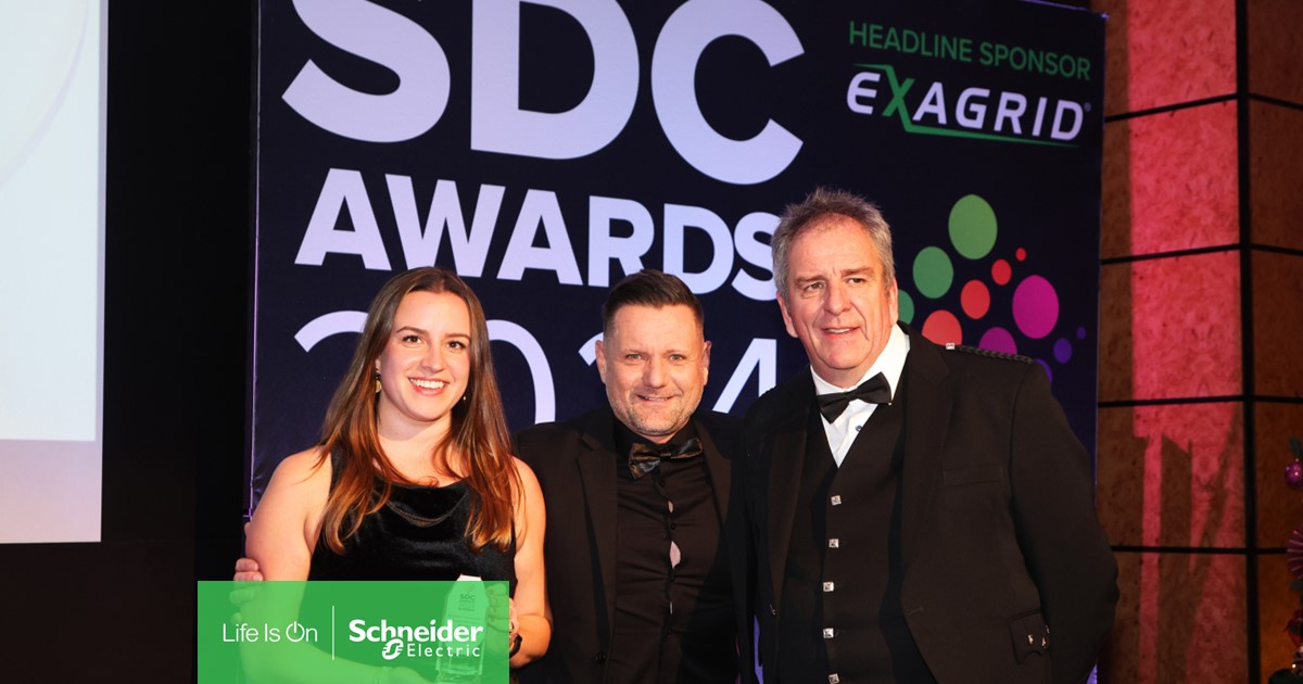 We're thrilled to announce that Schneider Electric received double honours in two categories at this year's SDC Awards!

The first saw us awarded the ‘ESG/CSR Company Initiative of the Year’ category for our continued (cont) spr.ly/l/6017QdZX9