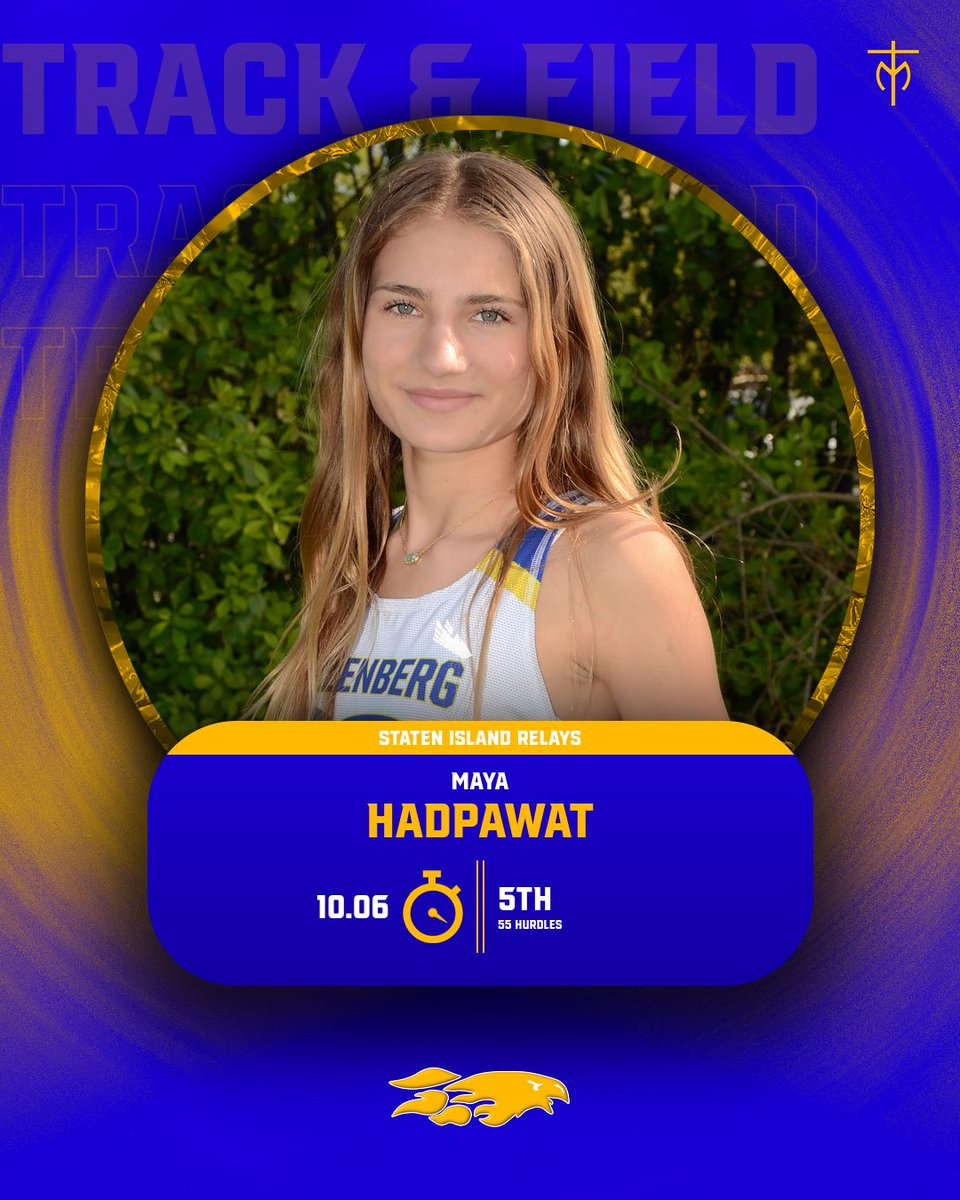 Congratulations to Maya Hadpawat on her 5th place finish in the 55 hurdles at the Staten Island Relays with a time of 10.06! <a href="/KbergAthletics/">Kellenberg Memorial Athletics</a>