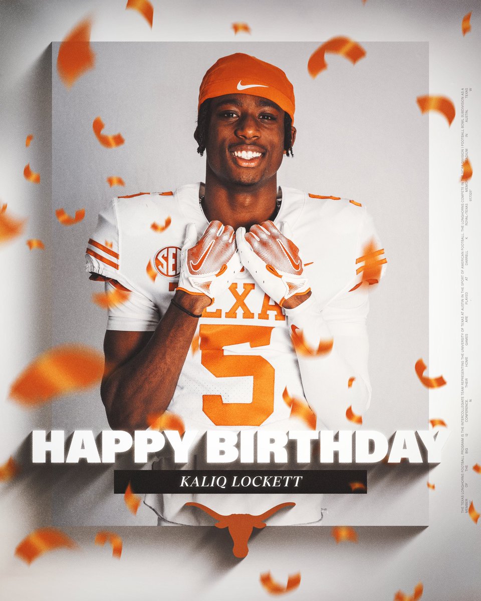 Happy Birthday, <a href="/KaliqLockett/">Kaliq “K5” Lockett</a> 
🥳🎉

#HookEm