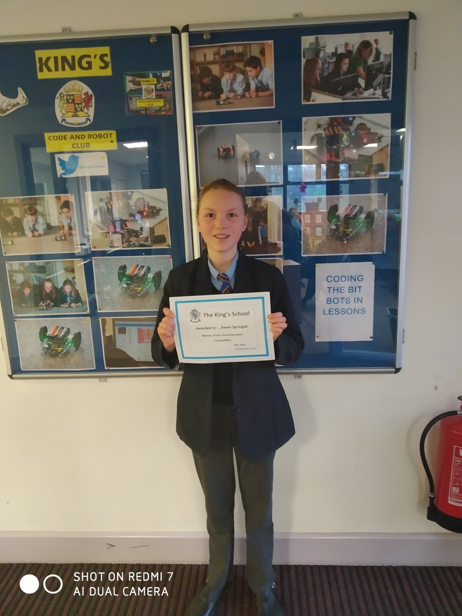 KingsCSITBUS's tweet photo. Well done to Darcy Jones, Arwen Springall and Reggie Smith who are the winners of the House Business competition @KingsSchoolOSM https://t.co/johW977u8F