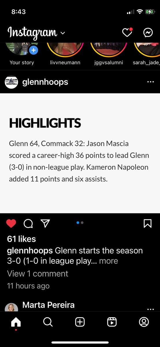 Boys Varsity Hoops 3-0.