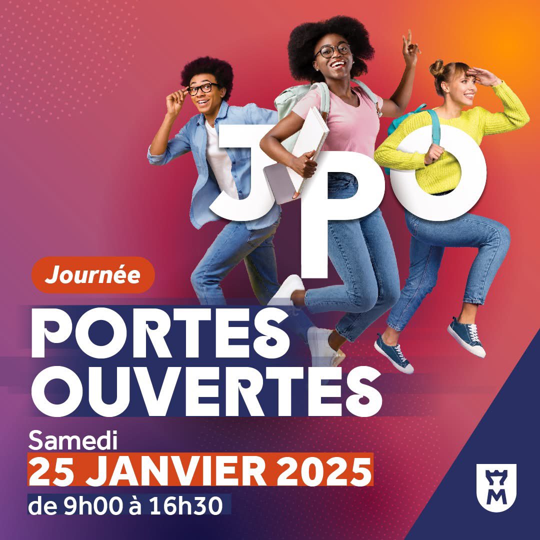 Venez à notre journée portes ouvertes le 25 janvier !
Le programme détaillé est en ligne nous parlerons d’insertion professionnelle !