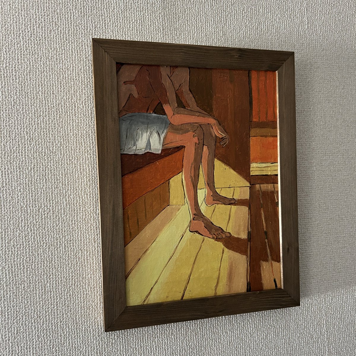 サウナの絵も完成しましたー
