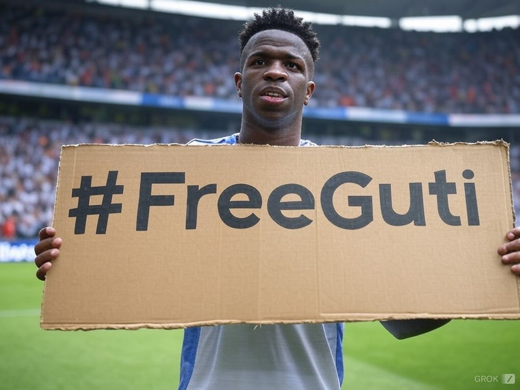 _jumaaah_'s tweet photo. hasta Vinicius lo tiene claro
#FreeGuti https://t.co/qLzdMWM0TG