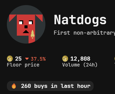Redistribution MUCH CRAZY 🔥🔥🔥
260 sales in 10 minutes, sweep harder!

doggy.market/nfts/natdogs