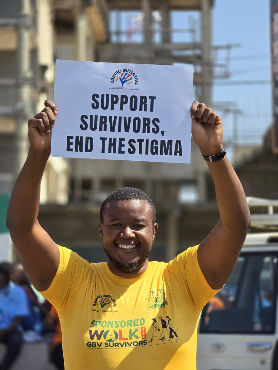 Look at the strength in this photo! We stand united with survivors of gender-based violence.

Every voice counts, and every action matters. Let’s promote support services for survivors and be the change we wish to see!