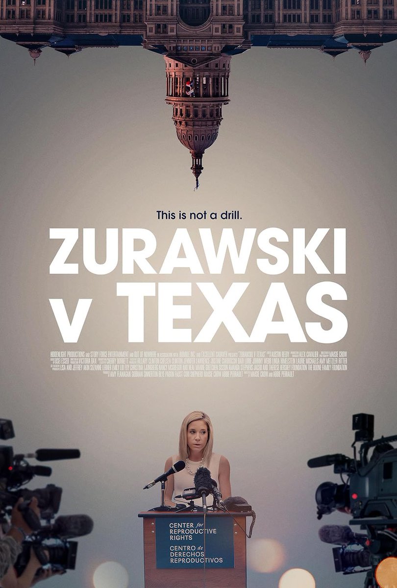 I saw Zurawski v Texas at Chicago’s film fest in Oct. I think it’s the most important and enraging film I’ve seen in years

It’s a firsthand look at the dire impact of the TX abortion bans on women/families

It’s streaming on Jolt, free (for now) to watch

jolt.film/watch/zurawski…