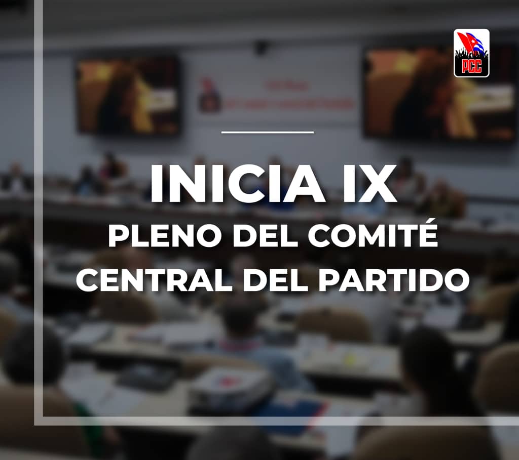 La evaluación del cumplimiento de las proyecciones del Gobierno estará en el debate del #IXPlenoCC, así como temas vitales de la economía y la sociedad cubanas, en medio del complejo escenario de nuestro país.

#UnidosXCuba