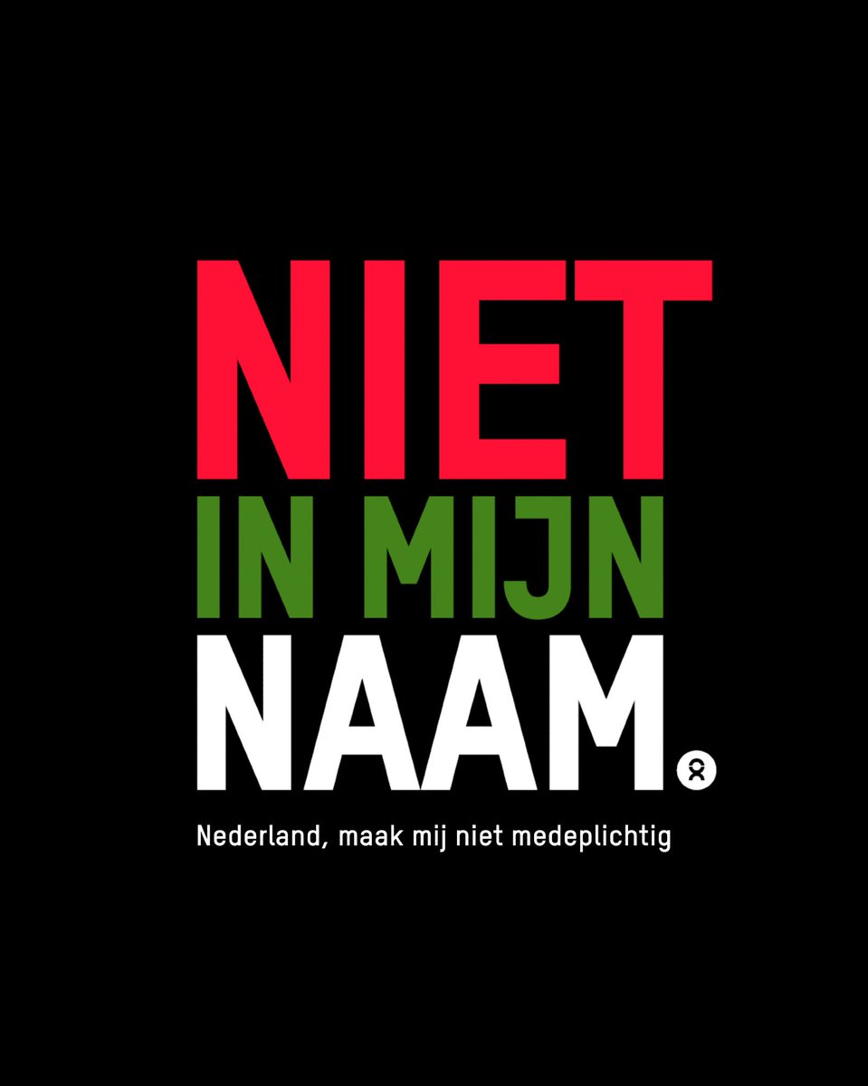 #nietinmijnnaam #nietmijnregering #stopdeGenocide