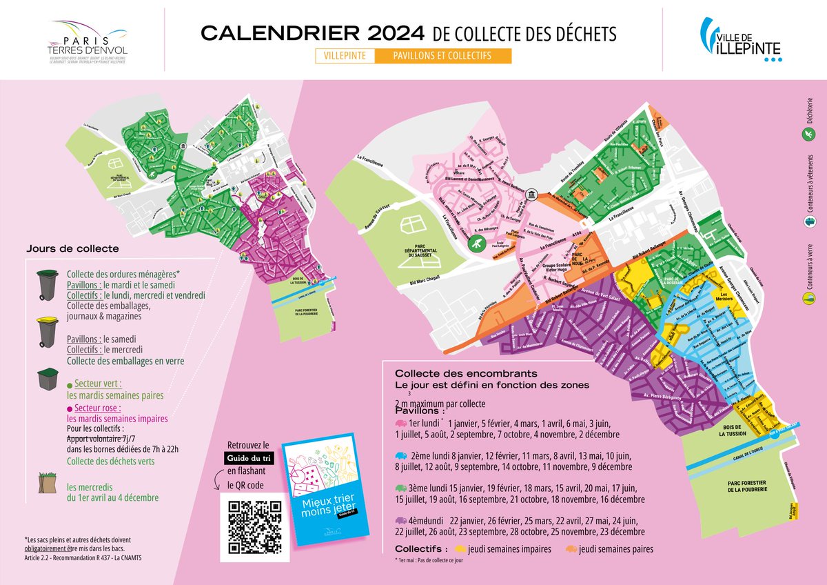 [#environement] Collecte des Déchets 2025 !🗑️

Pensez à recycler vos appareils usagés et à adopter les bons gestes pour une ville plus propre. 🌟

👉Consultez le calendrier complet sur : bit.ly/3ZAS1gy!