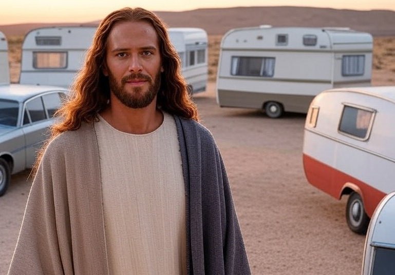 sandroaufdie1's tweet photo. Jesus mit seinen Anhängern https://t.co/1E563G4o3e