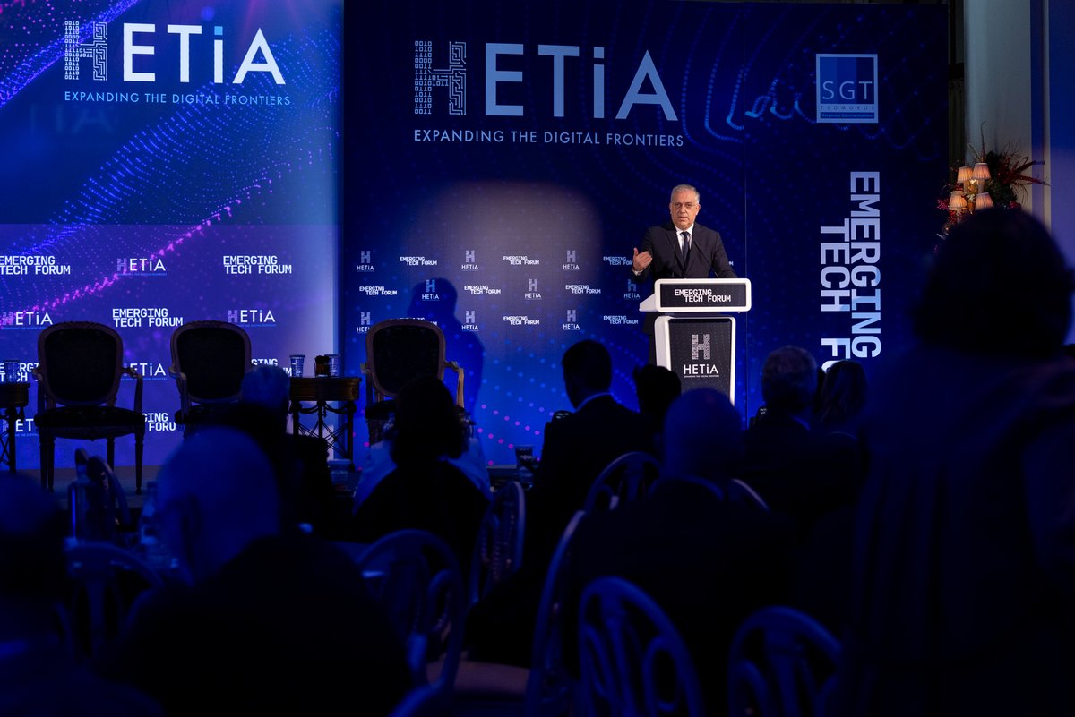 GreekEmergTech's tweet photo. Thank you to all who participated in this insightful event! #HETiA #EmergingTechForum #Technology #Innovation #AI #Semiconductors #Cybersecurity #Collaboration https://t.co/i80NcJwItd