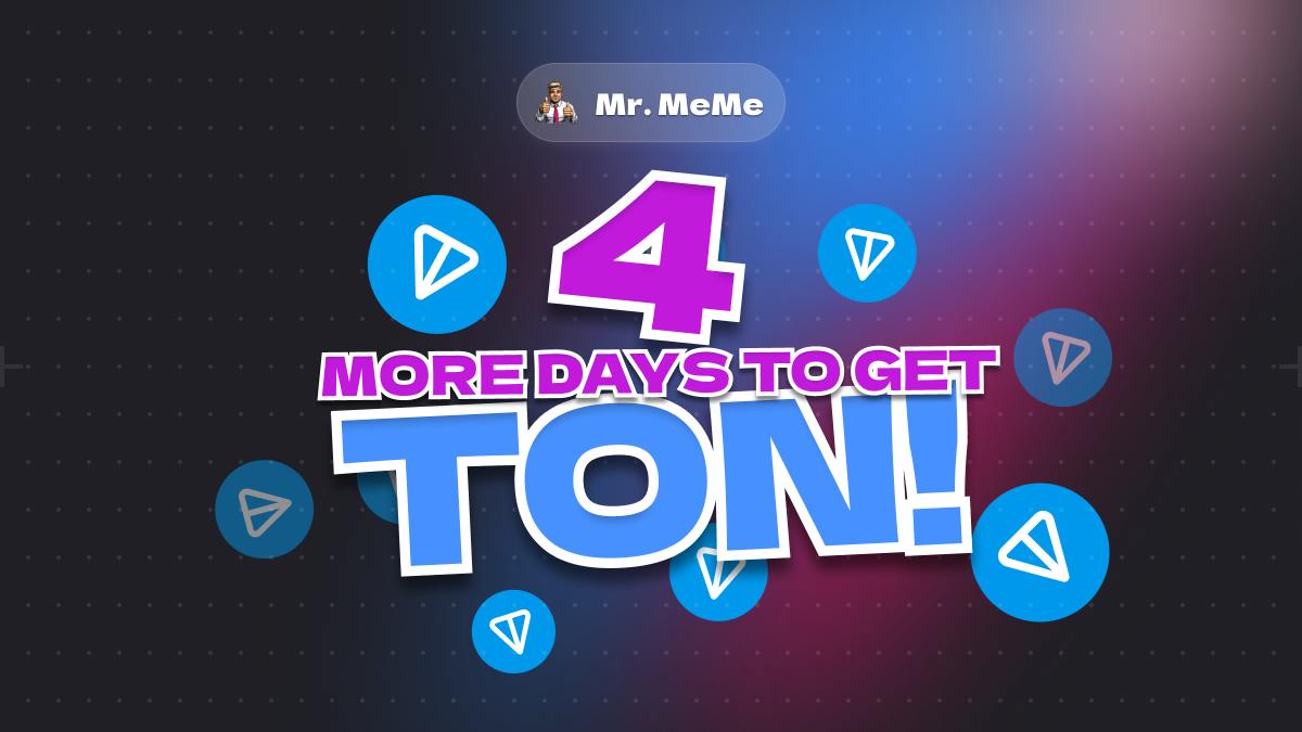 mrmeme_fun's tweet photo. 📊 TON Airdrop Pushed Back 2 Days

The TON airdrop for the meme coin from the MeMe-Generator is rescheduled to December 15. That means you’ve got extra time to stack points and boost your drop! ✈️✈️✈️

On top of that, we’re cooking up a MeMe-Generator update to make future drops EVEN MORE EPIC. 🔥🔥🔥 But heads up—you’ll need to put in some extra work to score big. Details coming soon. 😋😋

Get ready for new MASSIVE AIRDROPS! 🌪🌪🌪

📱 Start Playing: https://t.co/7ou30IHahf
💎 Buy Mr. MeMe token ($MMM): https://t.co/zYX2r5RM1T
💡 Guides: https://t.co/vosvl7OiGC