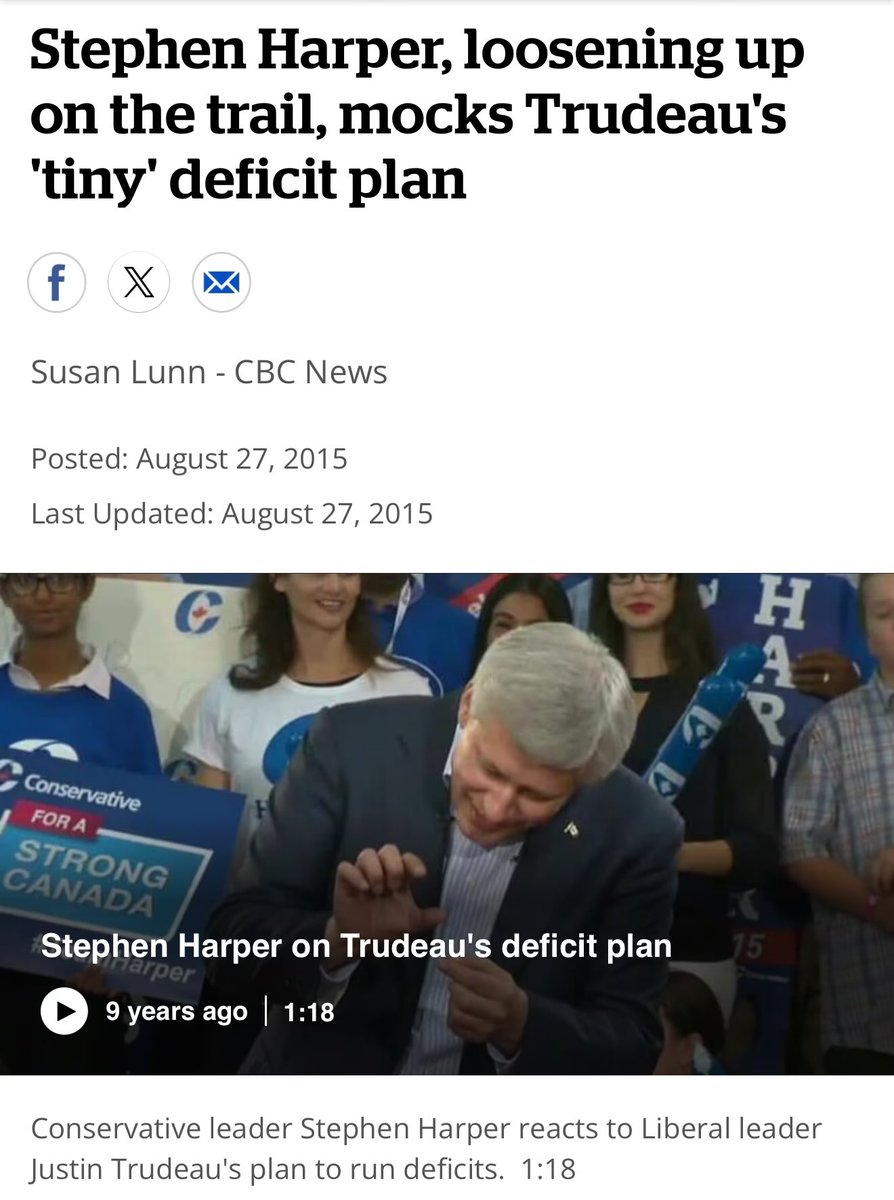 Harper was right. 

Trudeau’s promises of modest deficits and fiscal restraint were BS. They’re not even pretending anymore to care about fiscal anchors.
