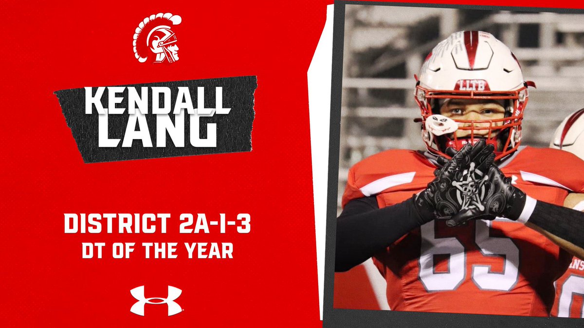 Kiefer Trojans Football (@kiefertrojansfb) on Twitter photo Congratulations to Senior <a href="/Kendalllang65/">Kendall Lang</a> for being voted by district coaches as the 2A-I District 3 Defensive Tackle of the Year.
#TheBrotherhood #TPW #EAT Congratulations to Senior <a href="/Kendalllang65/">Kendall Lang</a> for being voted by district coaches as the 2A-I District 3 Defensive Tackle of the Year.
#TheBrotherhood #TPW #EAT